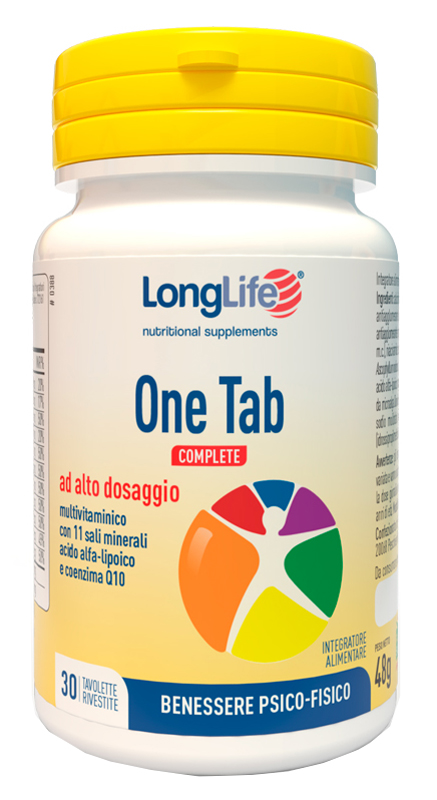 LONGLIFE ONE TAB COMPLETE 30 TAVOLETTE RIVESTITE - farmasconti.eu