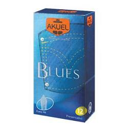 PROFILATTICO ANSELL AKUEL MANIX BLUES B 12 PEZZI - farmasconti.eu