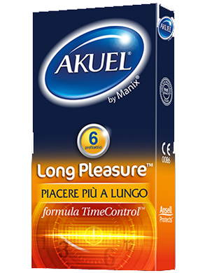 PROFILATTICO ANSELL AKUEL BY MANIX LONG PLEASURE B 6 PEZZI - farmasconti.eu