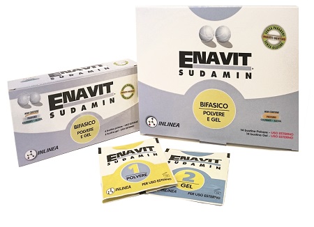 ENAVIT SUDAMIN BIFASICO 6 BUSTINE POLVERE + 6 BUSTINE GEL - farmasconti.eu