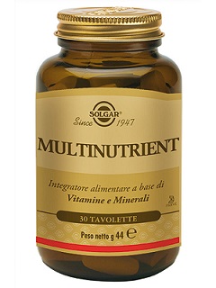 MULTINUTRIENT SOLGAR 30 TAVOLETTE - farmasconti.eu