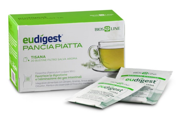 BIOSLINE EUDIGEST TISANA DOPOPASTO 20 BUSTE 40 G - farmasconti.eu