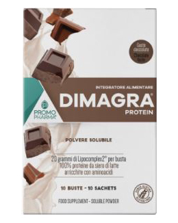 DIMAGRA PROTEIN CIOCCOLATO 10 BUSTE - farmasconti.eu