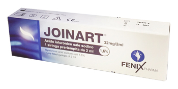 SIRINGA INTRA-ARTICOLARE JOINART ACIDO IALURONICO 1,6% 2 ML 3 PEZZI - farmasconti.eu