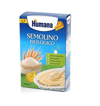 HUMANA SEMOLINO BIOLOGICO 230 G - farmasconti.eu