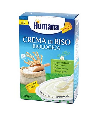 HUMANA CREMA DI RISO BIOLOGICO 230 G - farmasconti.eu