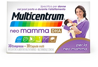 MULTICENTRUM NEO MAMMA DHA 30 COMPRESSE + 30 CAPSULE MOLLI - farmasconti.eu