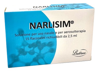 NARLISIM SOLUZIONE PER USO NASALE E AEROSOLTERAPIA 15 FLACONCINI RICHIUDIBILI DA 2,5 ML L'UNO - farmasconti.eu