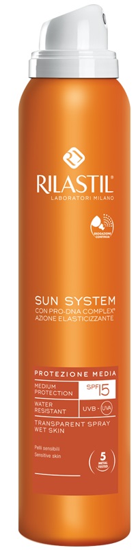 RILASTIL SUN SYSTEM PHOTO PROTECTION THERAPY SPF15 TRANSPARENT SPRAY 200 ML - farmasconti.eu