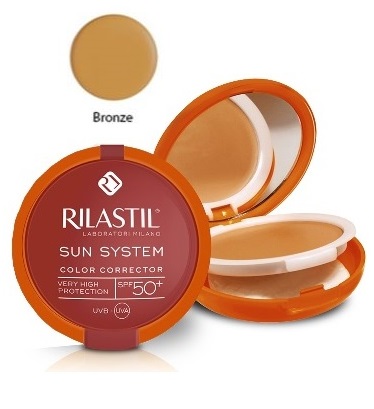 RILASTIL SUN SYSTEM PHOTO PROTECTION THERAPY SPF50+ COMPATTO BRONZE 10 ML - farmasconti.eu