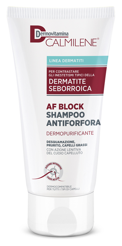 DERMOVITAMINA CALMILENE AF BLOCK SHAMPOO ANTIFORFORA DERMOPURIFICANTE DERMATITE SEBORROICA 200 ML - farmasconti.eu