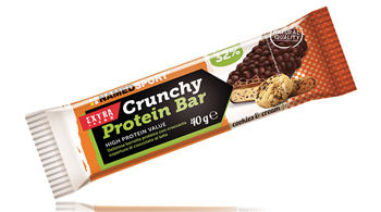 CRUNCHY PROTEINBAR COOKIES & CREAM 1 PEZZO 40 G - farmasconti.eu