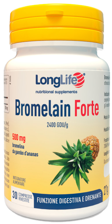 LONGLIFE BROMELAIN FORTE 30 COMPRESSE - farmasconti.eu