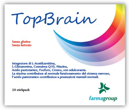 TOPBRAIN 20 STICK 4,5 G - farmasconti.eu