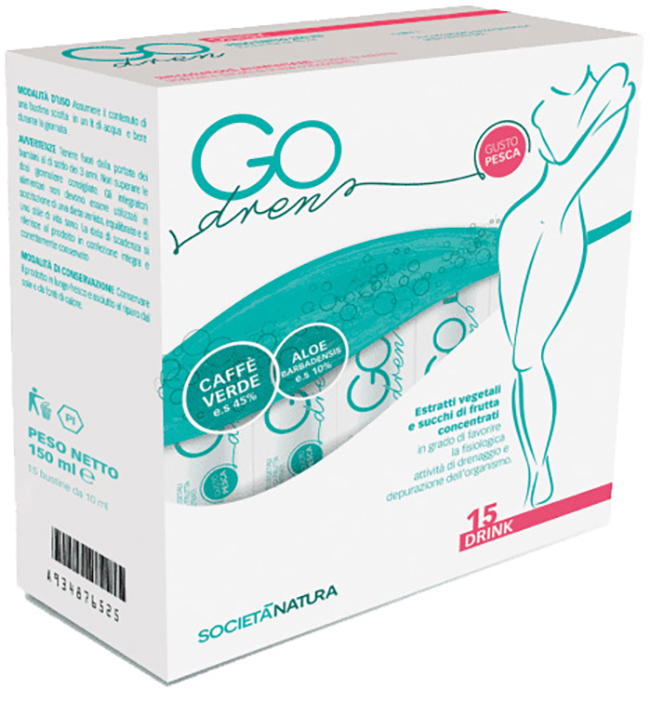GO DREN DRINK 15 BUSTINE DA 10 ML - farmasconti.eu