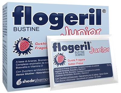 FLOGERIL JUNIOR FRAGOLA 20 BUSTINE - farmasconti.eu