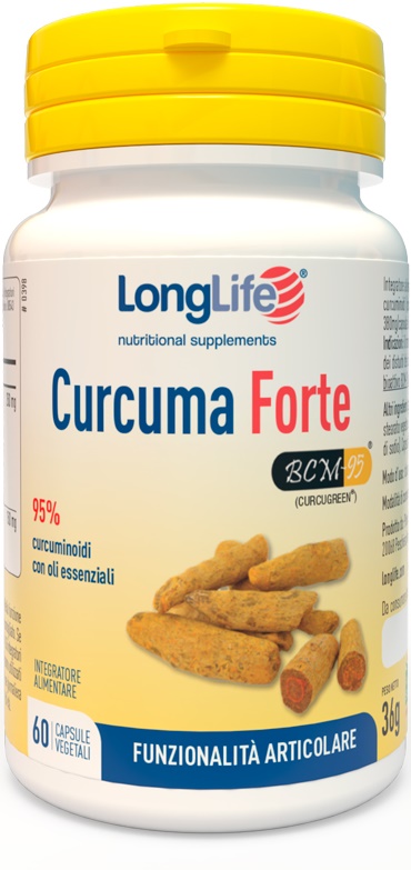 LONGLIFE CURCUMA FORTE 60 CAPSULE VEGETALI - farmasconti.eu