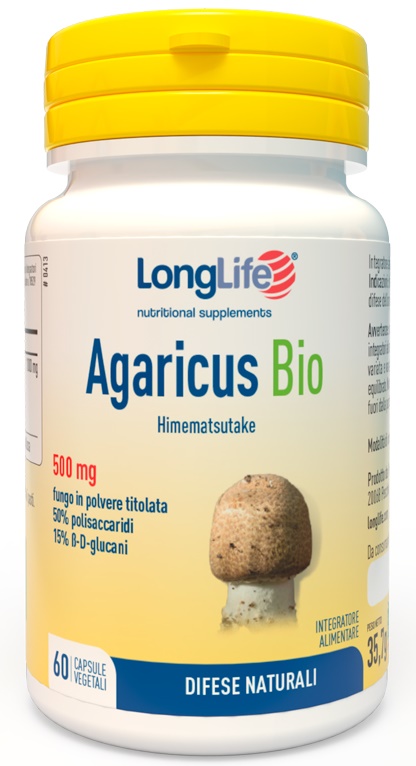 LONGLIFE AGARICUS BIO 60 CAPSULE VEGETALI - farmasconti.eu