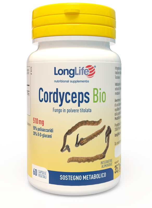 LONGLIFE CORDYCEPS BIO 60 CAPSULE VEGETALI - farmasconti.eu