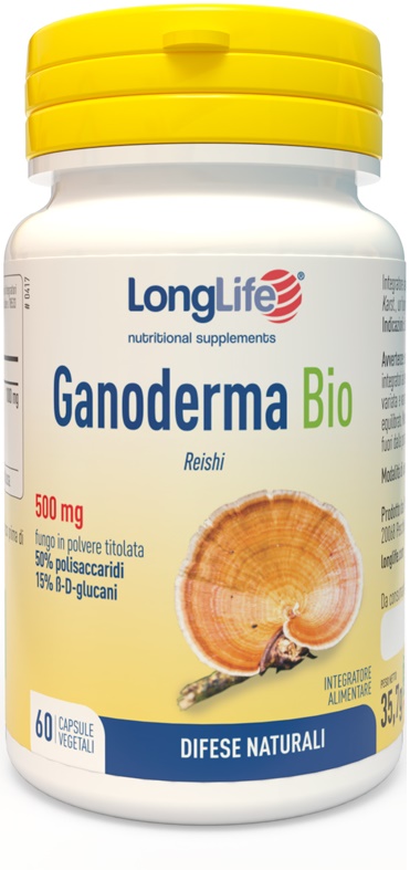 LONGLIFE GANODERMA BIO 60 CAPSULE - farmasconti.eu