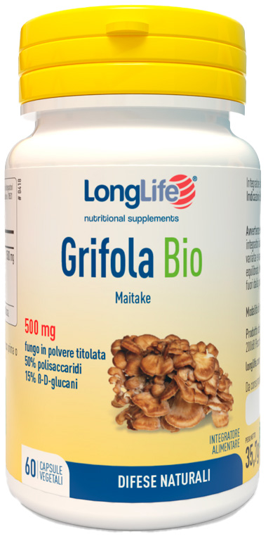 LONGLIFE GRIFOLA BIO 60 CAPSULE VEGETALI - farmasconti.eu