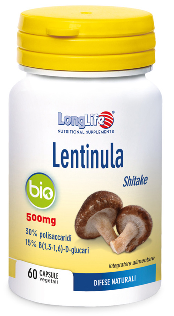 LONGLIFE LENTINULA BIO 60 CAPSULE VEGETALI DA 595 MG - farmasconti.eu