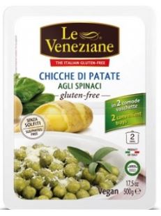 LE VENEZIANE CHICCHE DI PATATE AGLI SPINACI 500 G - farmasconti.eu