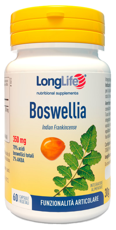 LONGLIFE BOSWELLIA 60 CAPSULE VEGETALI - farmasconti.eu