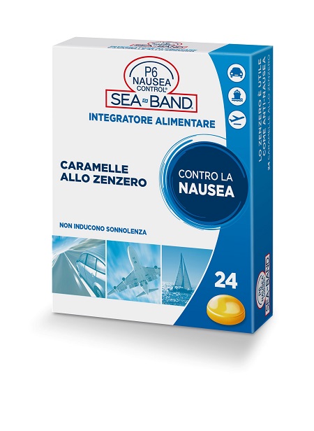 P6 NAUSEA CONTROL CARAMELLE ANTI NAUSEA VIAGGIO ALLO ZENZERO 24 PEZZI - farmasconti.eu