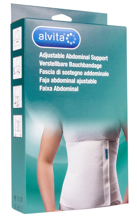 ALVITA FASCIA ADDOMINALE MISURA 1 CIRCONFERENZA 75-95 CM - farmasconti.eu