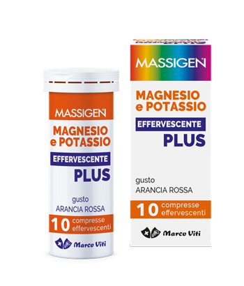 MASSIGEN MAGNESIO E POTASSIO EFFERVESCENTE PLUS 10 COMPRESSE - farmasconti.eu
