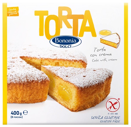 BONONIA DOLCI TORTA CON CREMA SENZA GLUTINE 400 G - farmasconti.eu