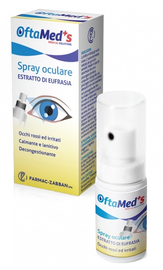 OFTAMED'S SPRAY OCULARE OCCHI ROSSI E IRRITATI ESTRATTO EUFRASIA 10 ML - farmasconti.eu