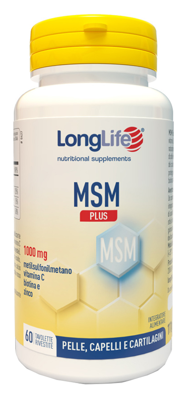 LONGLIFE MSM PLUS 60 TAVOLETTE RIVESTITE DA 1,85 G - farmasconti.eu