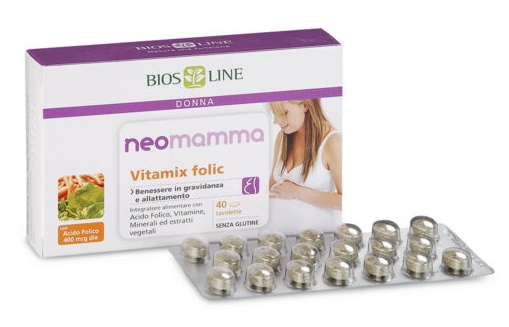 BIOSLINE NEOMAMMA VITAMIX FOLIC 40 COMPRESSE NEW - farmasconti.eu