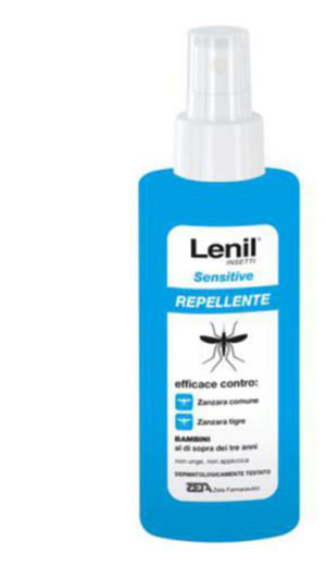 LENIL INSETTI SENSITIVE EMULSIONE ANTIZANZARA IN FLACONE + POMPA DISPENSER 100 ML - farmasconti.eu