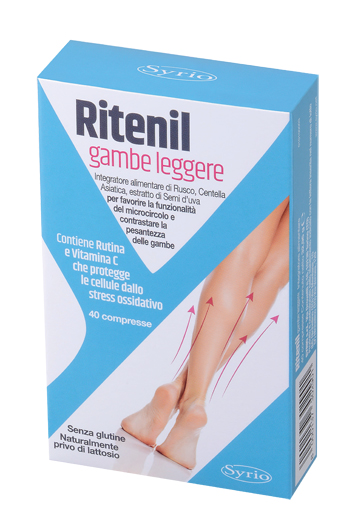 RITENIL GAMBE LEGGERE 40 COMPRESSE - farmasconti.eu
