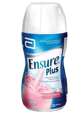 ENSURE PLUS FRAGOLA 4 BOTTIGLE DA 200 ML - farmasconti.eu