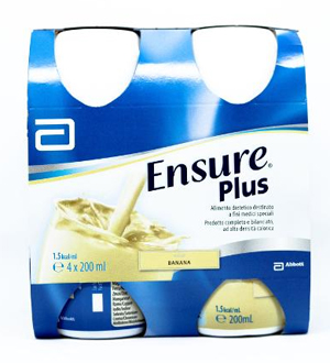 ENSURE PLUS BANANA 4 BOTTIGLIE DA 200 ML - farmasconti.eu