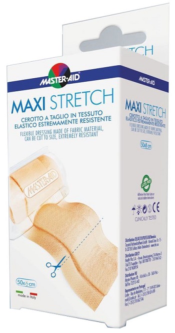 MASTER-AID STRETCH CEROTTO A TAGLIO IN TESSUTO ELASTICO RESISTENTE 50 X 6 CM - farmasconti.eu
