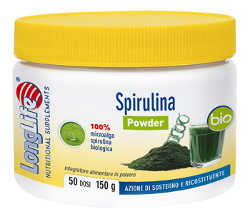 LONGLIFE SPIRULINA BIO 150 G - farmasconti.eu