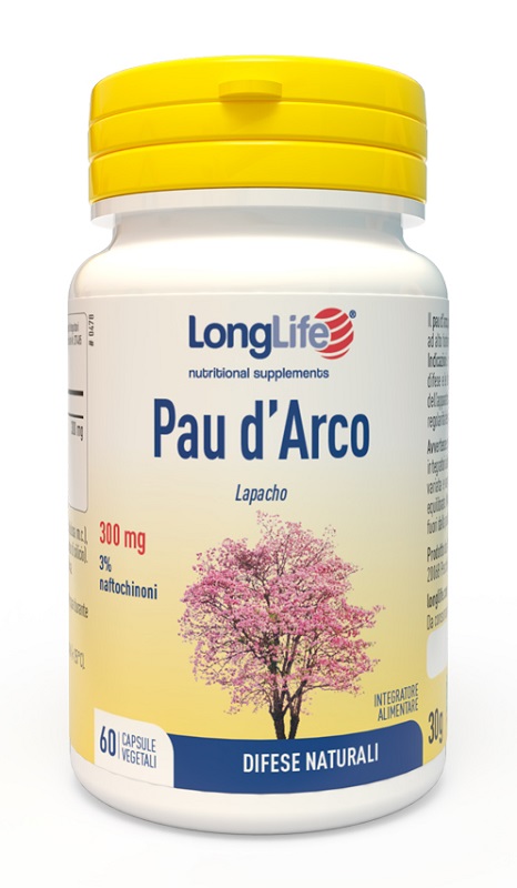 LONGLIFE PAU D'ARCO 60 CAPSULE VEGETALI - farmasconti.eu