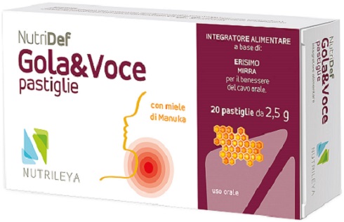 NUTRIDEF GOLA & VOCE MIELE 20 PASTIGLIE - farmasconti.eu