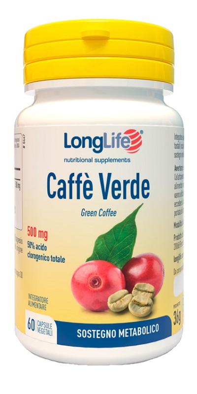 LONGLIFE CAFFE' VERDE 60 CAPSULE VEGETALI - farmasconti.eu