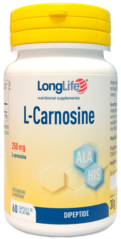 LONGLIFE L-CARNOSINE 60 CAPSULE - farmasconti.eu