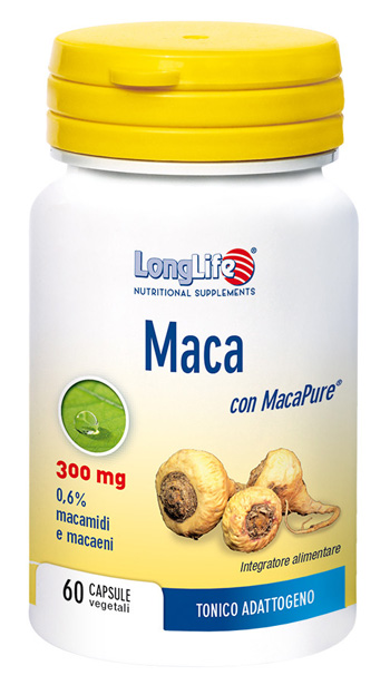 LONGLIFE MACA 60 CAPSULE VEGETALI DA 550 MG - farmasconti.eu