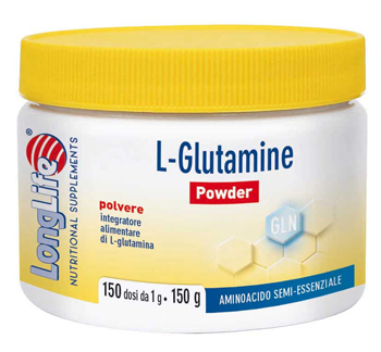 LONGLIFE L-GLUTAMINE POWDER 150 G - farmasconti.eu