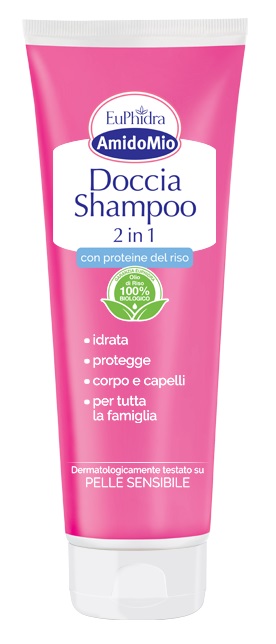 EUPHIDRA AMIDOMIO DOCCIA SHAMPOO 2 IN 1 250 ML - farmasconti.eu