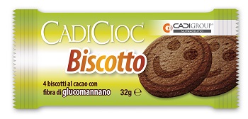 CADICIOC BISCOTTO CACAO 4 PEZZI 8 G - farmasconti.eu