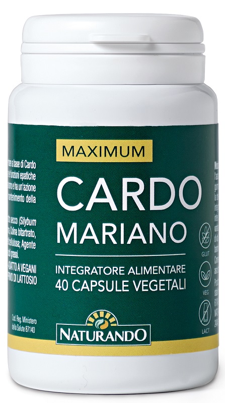 MAXIMUM CARDO MARIANO 40 CAPSULE - farmasconti.eu